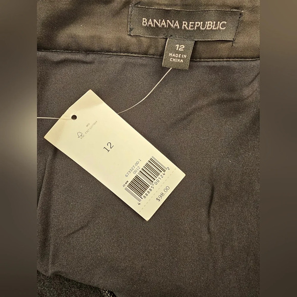 NWT Banana Republic Wool Blend Two Way Side Zip Pencil Skirt Lined Sz 12 Career - Picture 7 of 10